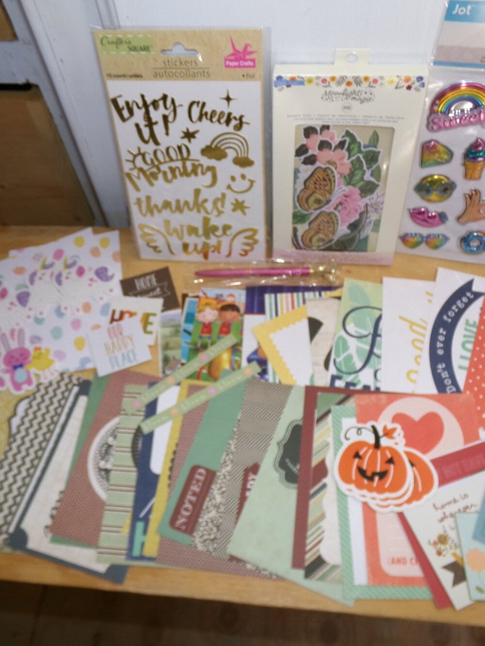 Papercrafting Stickers & Cards Bundle NWT
